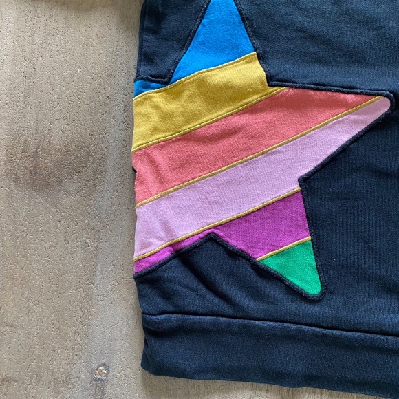 Hanna Andersson Star Sweatshirt Girls 120 Small 6/7 -M9 - Picture 2 of 5